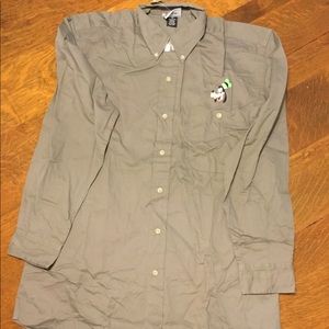 Walt Disney World button down long sleeved shirt